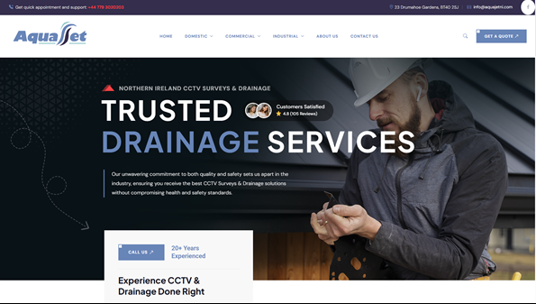 Manufacturing Web Design Antrim