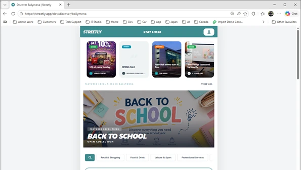 Streetly – Northern Ireland local business directory platform by IT Studio NI
